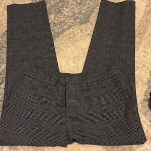 Express Navy Checkered Pants